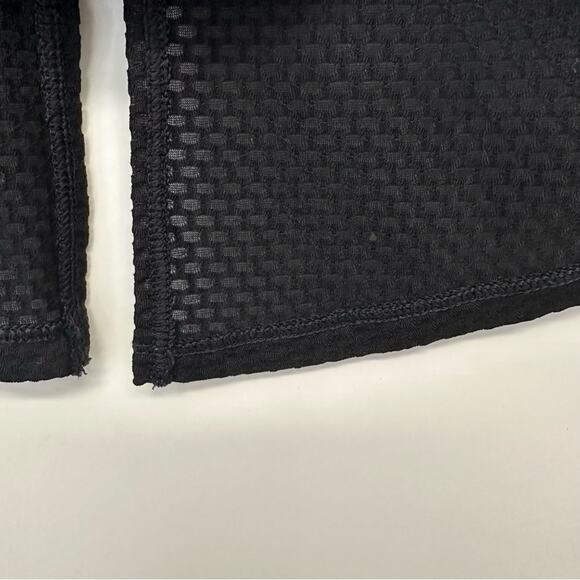 The North Face Black Mesh Workout T Shirt Size M Short Sleeve Sweatshirt - Picture 8 of 13